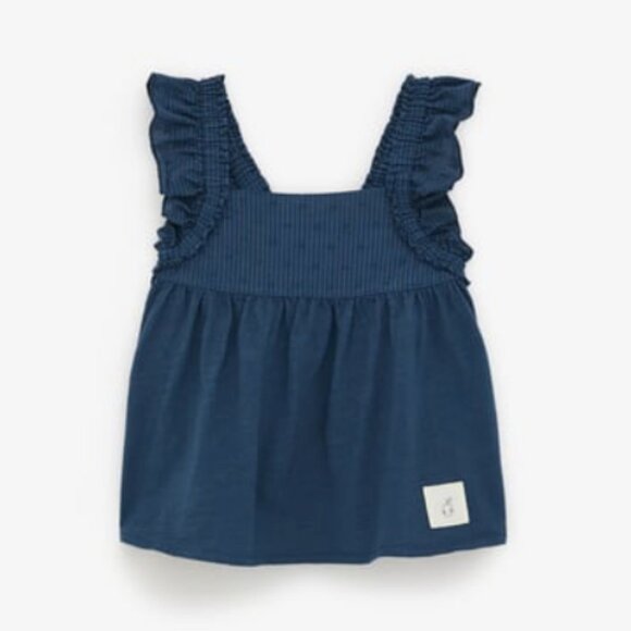 Zara Ruffled Textured Top 3 - Picture 1 of 1
